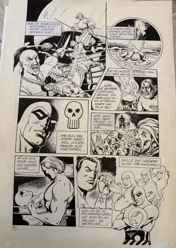César Spadari, The Prodigal Son “The Phantom “ pag 31 - Planche originale