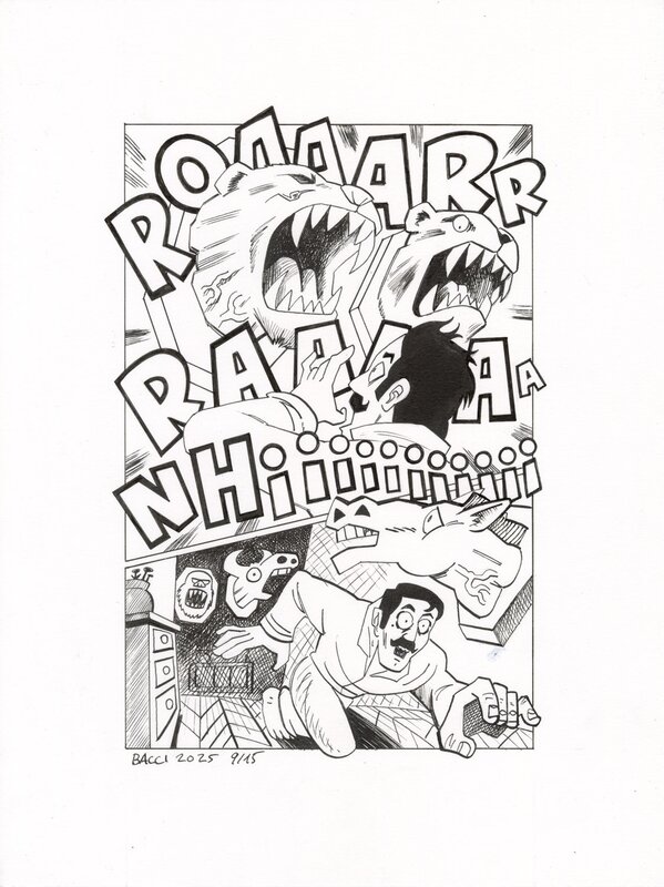 En vente - Bacci, Tell NO TALES – planche originale 9 - Planche originale