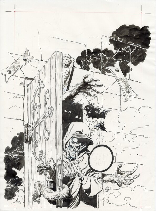 En vente - Vince, Tell NO TALES – Dessin original de recherche de couverture – R02 - Illustration originale