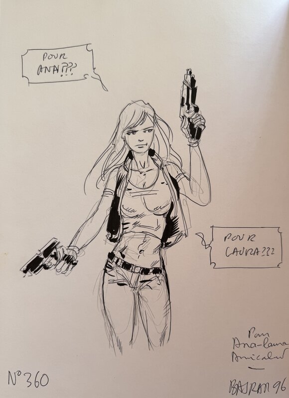 Denis Bajram, Dédicace - Cryozone Tome 1 - Sketch