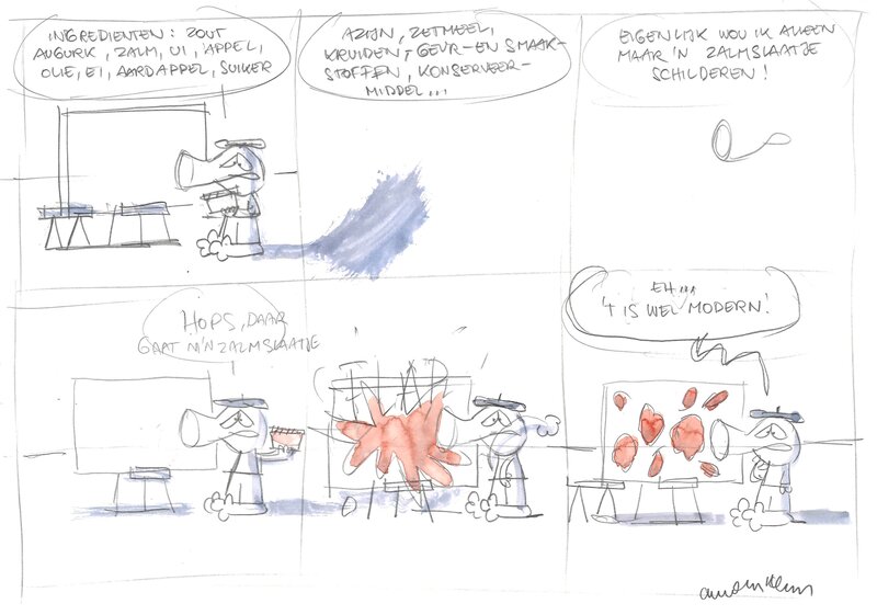 Taco Zip: Plunk by Luc Cromheecke, Jakketoe - Original art