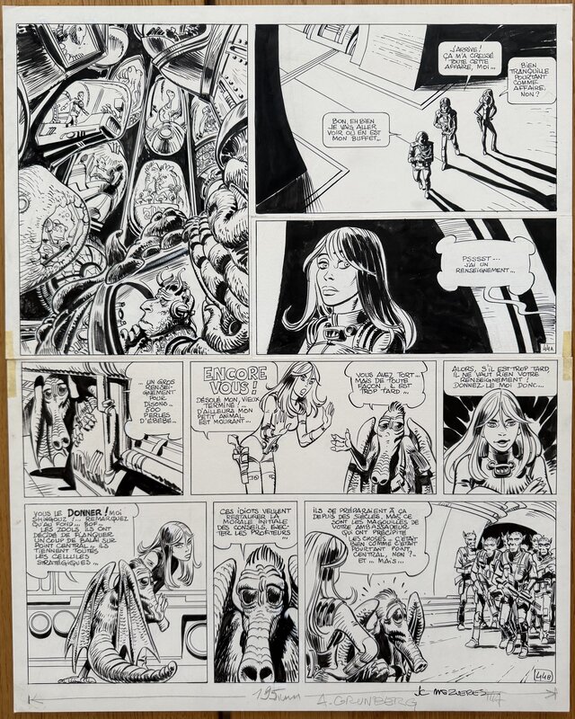 Jean-Claude Mézières - Valérian & Laureline - L’Ambassadeur des Ombres (6) - 1975 - p44 - Planche originale