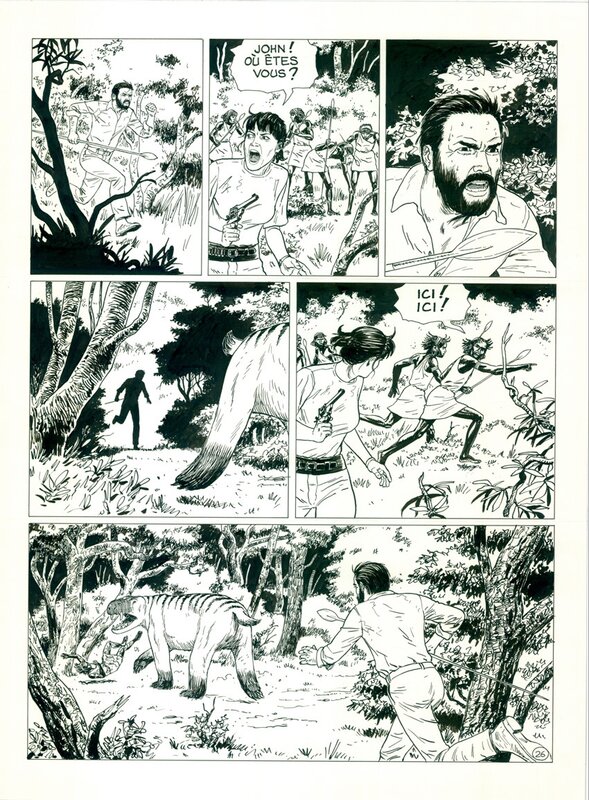 En vente - Kenya par Leo - Planche originale