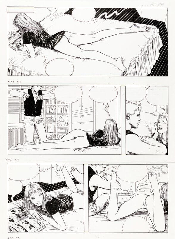 Declic 4, Page 16 by Milo Manara - Comic Strip