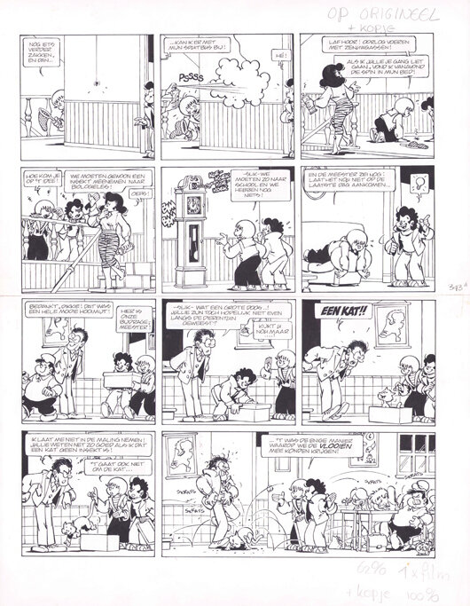 Robert van der Kroft | 1982 | Sjors en Sjimmie zoeken insekten (Eppo 16) - Comic Strip