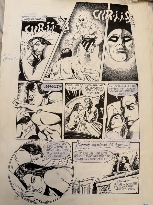 César Spadari, The Phantom “The Face” - Comic Strip