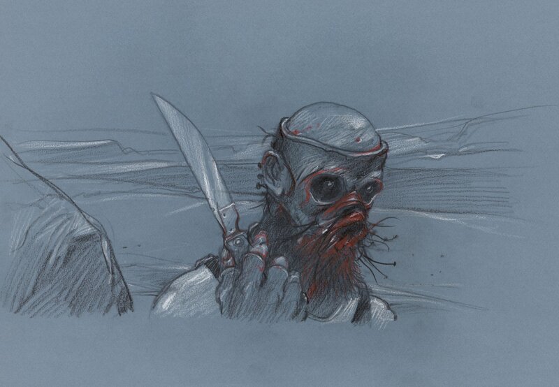 La couleur de l’air par Enki Bilal - Planche originale