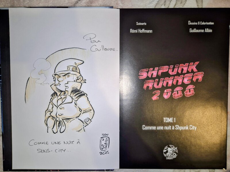Dedicace ALBIN Guillaume - Shpunk Runner 2066 - Dédicace