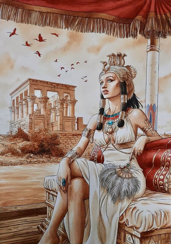 Jérémy, Cléopâtre au temple de Philae - Original Cover