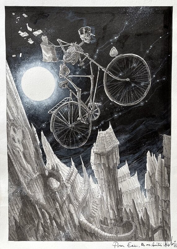 2025 - Eric Liberge - Monsieur Mardi-Gras Descendres - Illustration originale