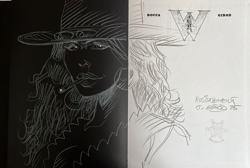 Dédicace de Girod sur Wanted Tome 6 Tirage Luxe - Dédicace