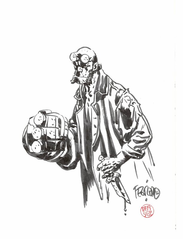 Red by Duncan Fegredo - Original Illustration