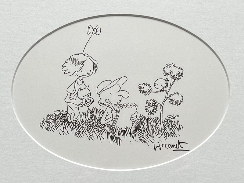 Manu Larcenet, Le retour à la terre - Le croquis - Illustration originale