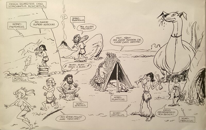 Yves Mondet, Chez LUG à la préhistoire - Comic Strip