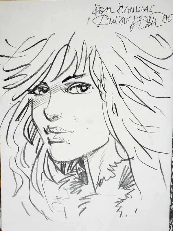 Grzegorz Rosinski, THORGALT1 LA MAGICIENNE TARHIE - Sketch