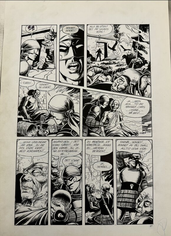 César Spadari, In Strange Land 2 “The Phantom “ - Planche originale