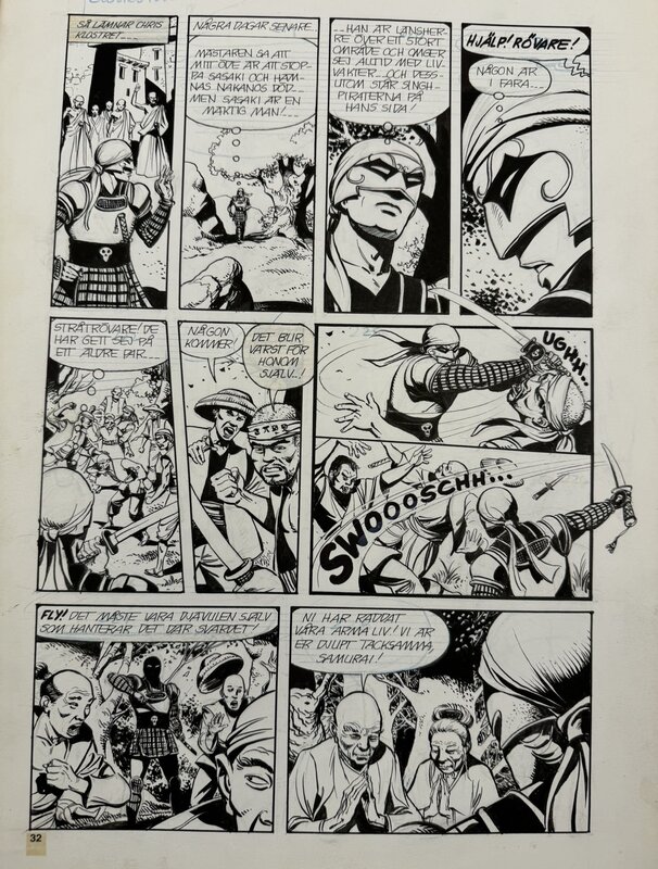 César Spadari, In Strange Land “The Phantom “ - Planche originale