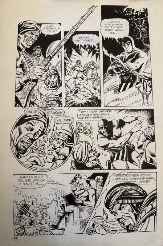 César Spadari, The Phantom “Dark Secrets” - Comic Strip