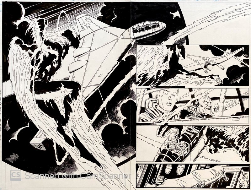 Steve Epting, Al Williamson, Roger Stern, Marvel Universe - T1 p10-11 - Comic Strip