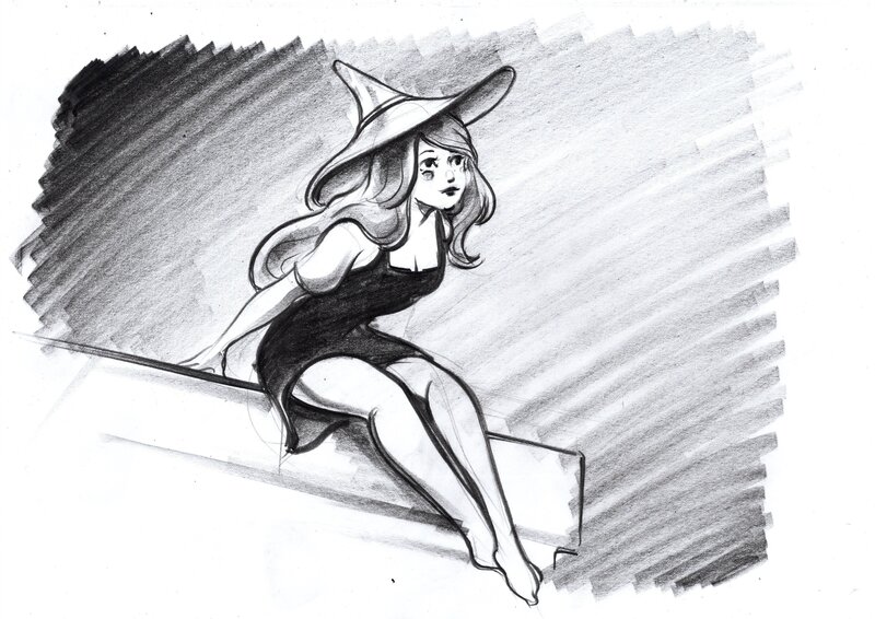 Eric Gandois, Paul Grimault, La bergère et le ramonneur - Illustration originale