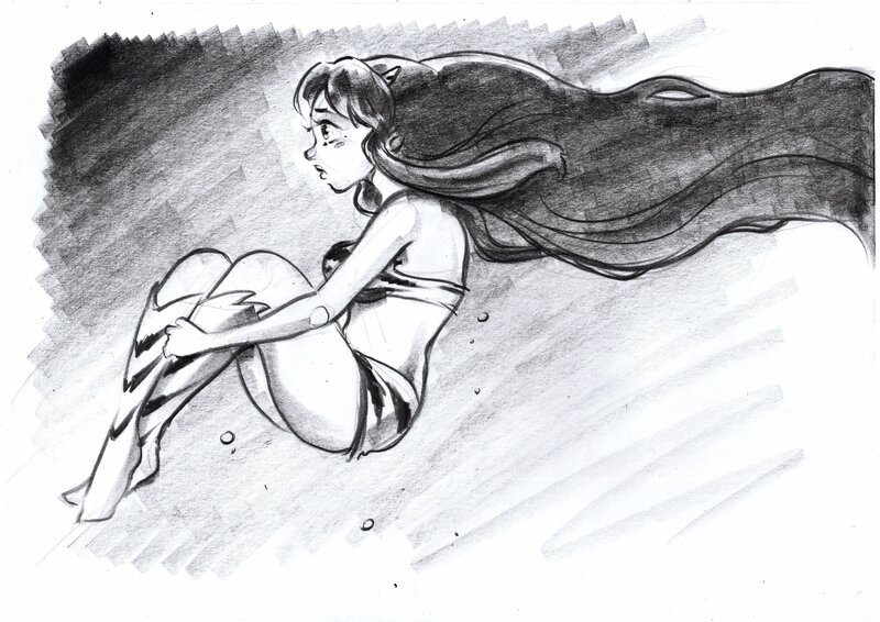 Lamu by Eric Gandois - Original Illustration