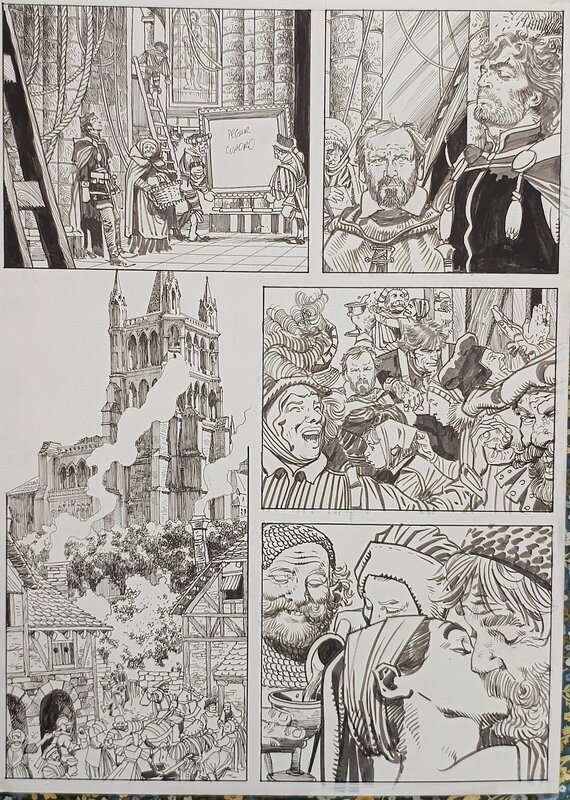 En vente - Dago Lausanne par Carlos Gomez - Planche originale