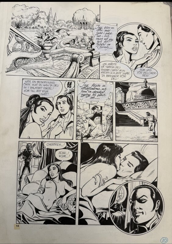 César Spadari, One THOUSAND AND ONE NIGHTS “The Phantom” - Comic Strip