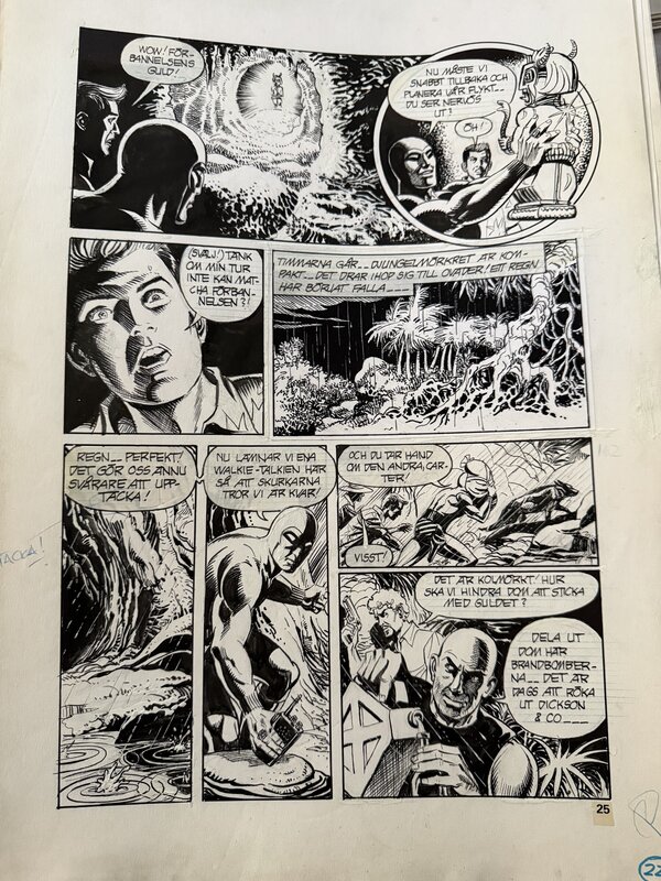 César Spadari, The Forbiden Gold “The Phantom.” - Planche originale