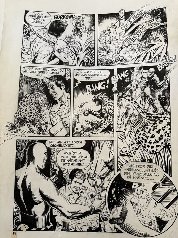 Spadari, The Forbiden Gold “The Phantom “ - Comic Strip