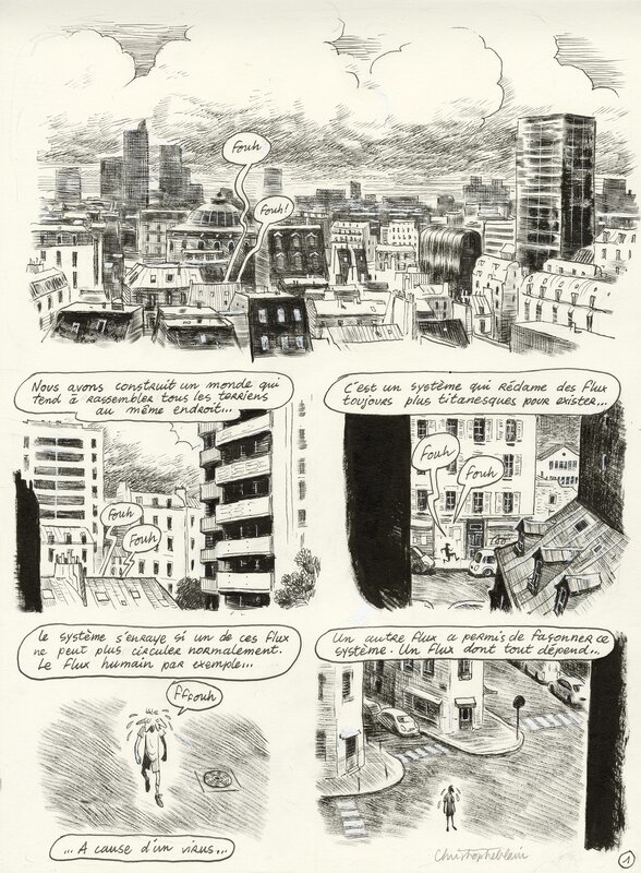 Blain - Le Monde Sans Fin - planche 1 - Planche originale
