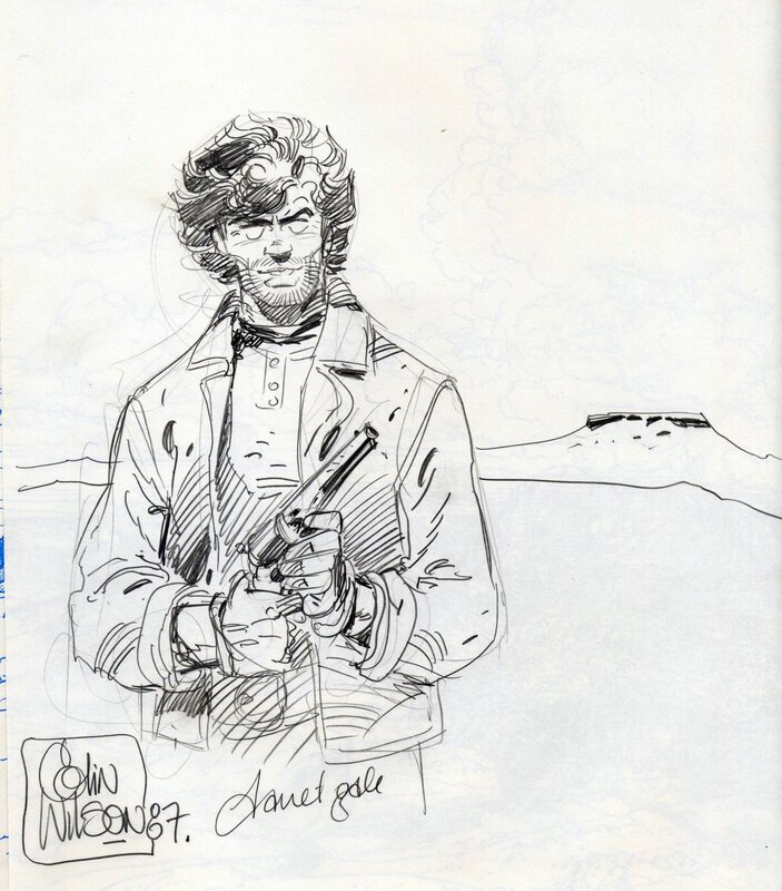 Blueberry by Colin Wilson - Sketch