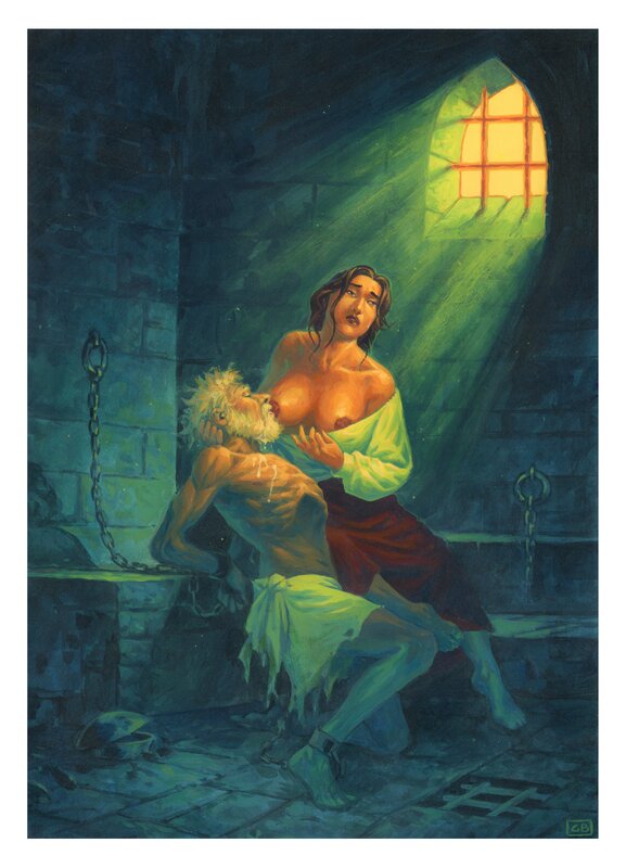 Charité Romaine par Gianenrico Bonacorsi - Planche originale