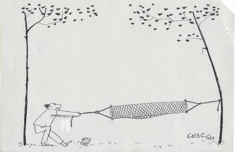 Wrong place par Cesc - Illustration originale