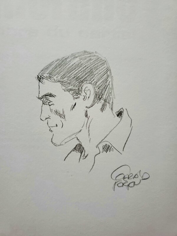 Gérald Forton, BOB MORANE   T120  DANS L'OMBRE DU CARTEL - Dédicace