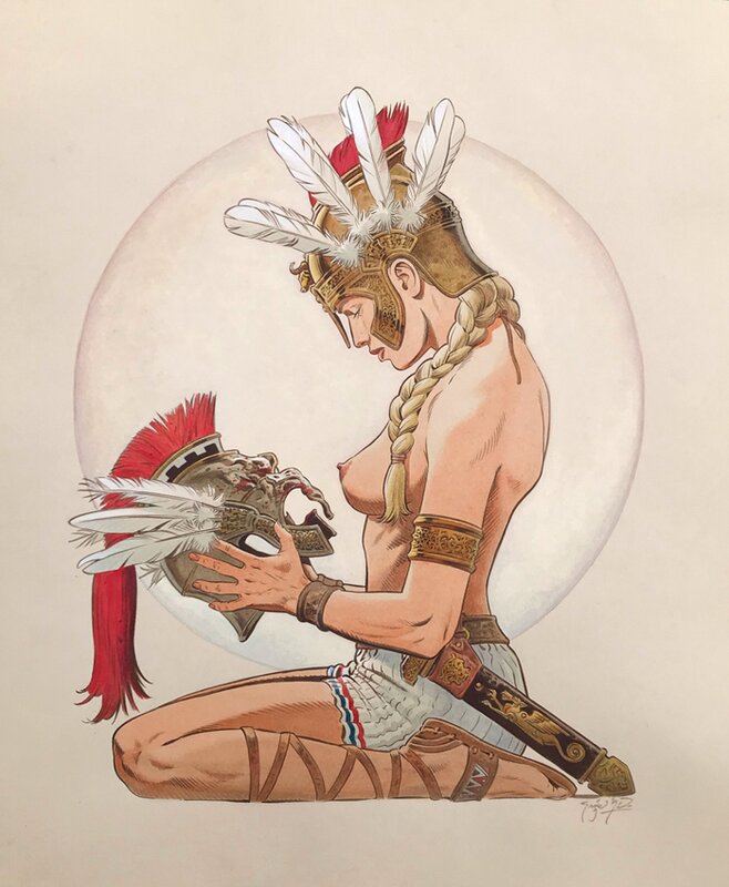 En vente - Regrets par François Miville-Deschênes - Illustration originale