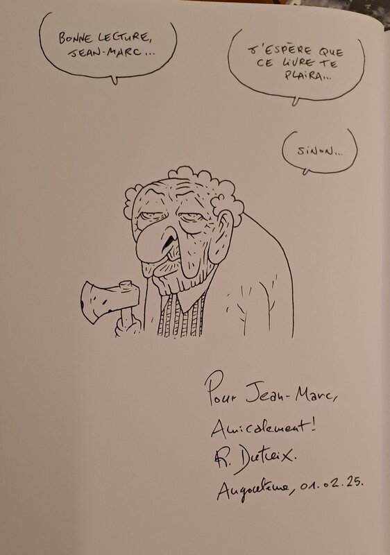 Angoulême 2025 par Romain Dutreix - Dédicace