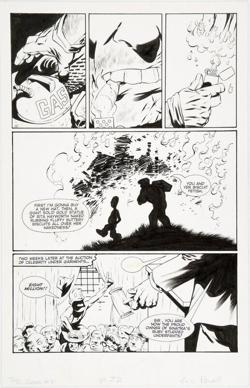 For sale - Eric Powell - The Goon - The Goon Color Special (Albatross) - 2002 - p22 (final story-page) - Comic Strip