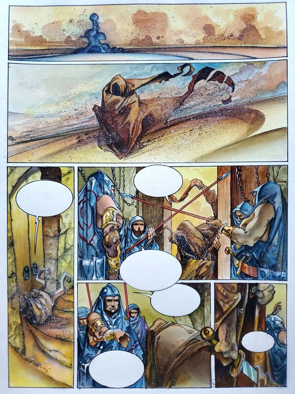 Alfonso Azpiri, Suenos HUMEDOS T1   couleur directe - Planche originale