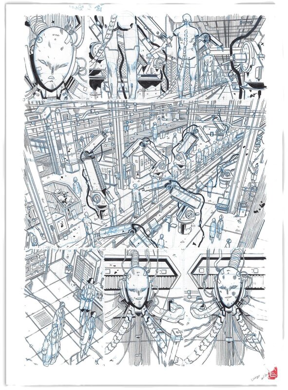 Mathieu Bablet, Carbone et Silicium Planche 19 - Comic Strip