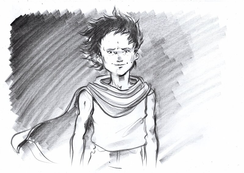 Akira par Eric Gandois, otomo - Illustration originale