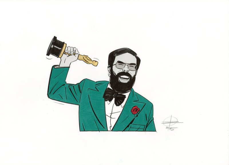 En vente - Renaud Roche, Les Guerres de Lucas - Dessin original - R19 - Illustration originale