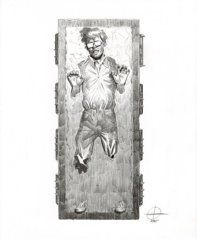 For sale - Renaud Roche, Les Guerres de Lucas - Dessin original - R28 - Original Illustration