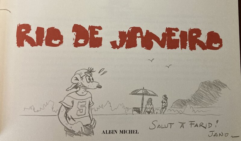 Rio vu par Jano - Dédicace