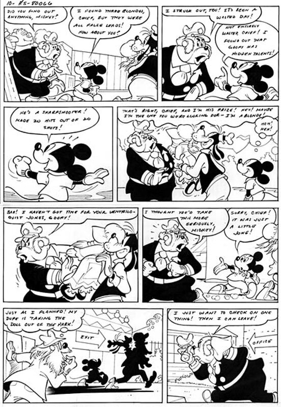 For sale - Romano Scarpa, Topolino / Mickey Mouse page - Comic Strip