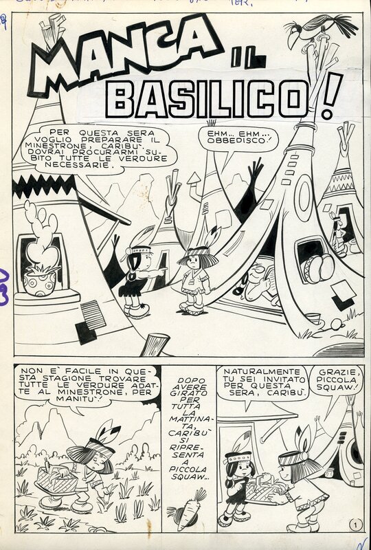 Manca il Basilico ! par Antonio Terenghi - Planche originale