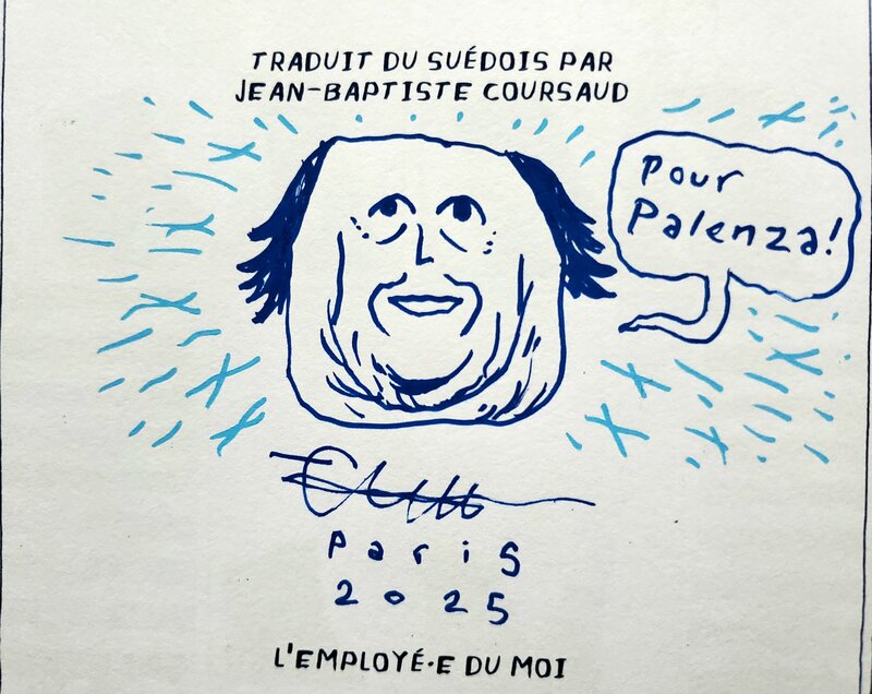 Une VOLVO BLANCHE par Erik Svetoft - Dédicace