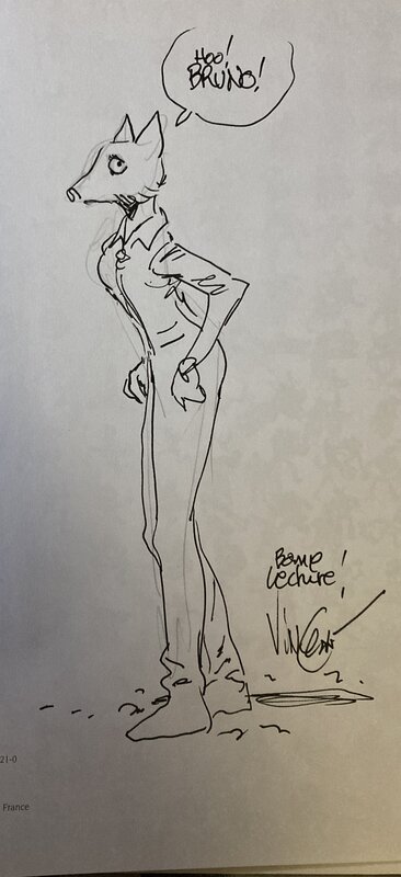 Vince, Lewis Trondheim, Joann Sfar, Une pin up période antipode + - Dédicace