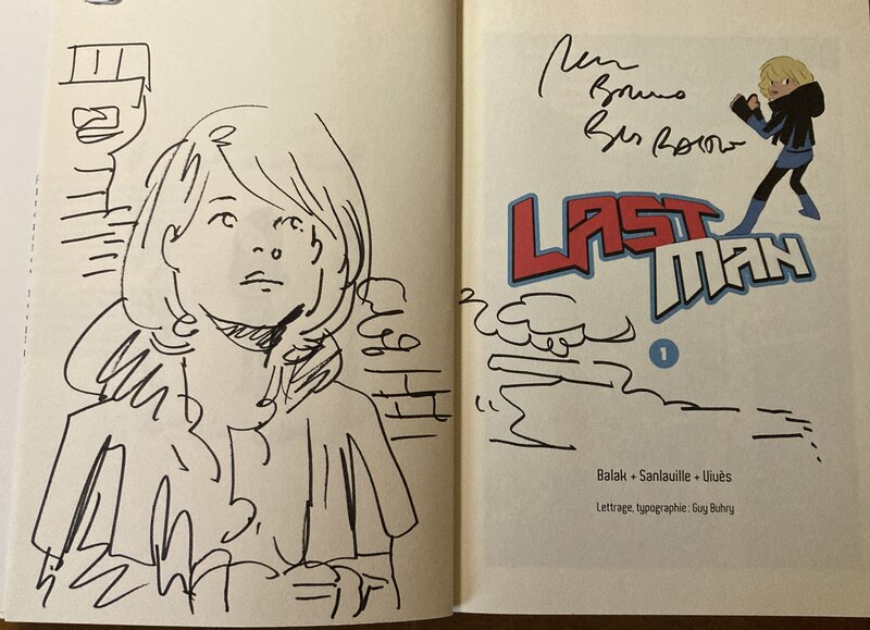 Adrian, Tome1 by Bastien Vivès, Michaël Sanlaville, Balak - Sketch