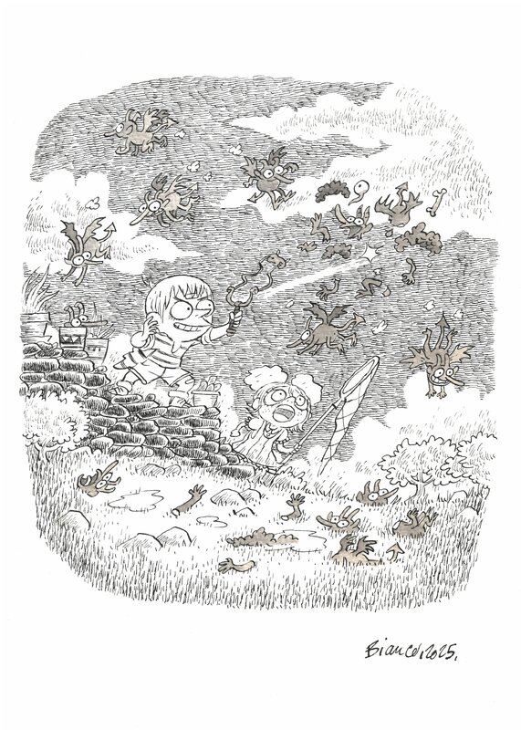 Dechiqueté by Guillaume Bianco - Original Illustration