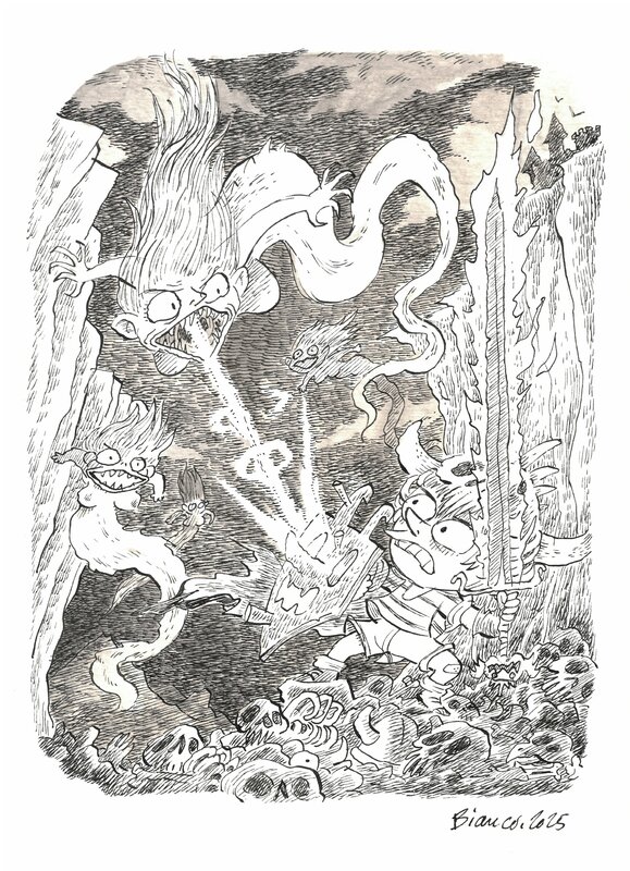 Rivaux by Guillaume Bianco - Original Illustration